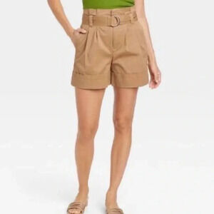 A new day high waisted paper bag shorts